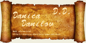 Danica Danilov vizit kartica